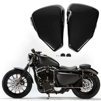 Motociklo Akumuliatoriaus Pusėje Padengti Harley Sportster XL883 XL1200 XL 1200 883 Keturiasdešimt Aštuonių Septyniasdešimt Du 2004-2013 Motociklą Juoda