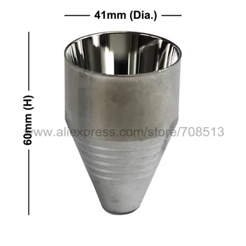 41mm (D) x 60mm (AUKŠTIS) BRO Aliuminio Reflektorius už CREE XML