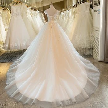 SL-59 Nėrinių vestido de noiva Nuotakos Suknelės Boho Vestuvių Suknelė Turkija 2017