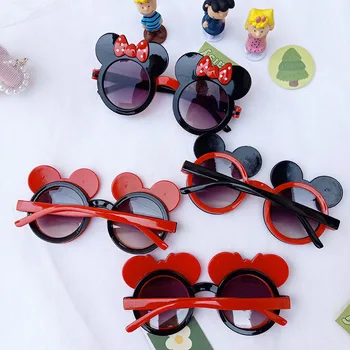 Disney Mickey Mouse Akiniai Vaikams, Akiniai nuo saulės moliusko geldele Formos Akiniai nuo saulės Dekoracijos Vaikų Gimtadienio Dovanos