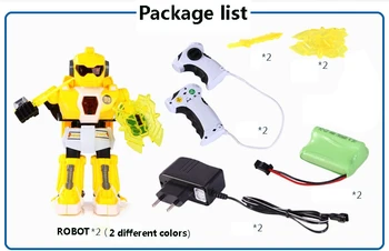 2vnt/komplektas RC mūšis robotas ir 2 žaidėjų PK Režimas/Nuotolinio Valdymo pultas RC VS Kovos Robotas bokso Robotas žaislai vaikams vyrų Bokso kova