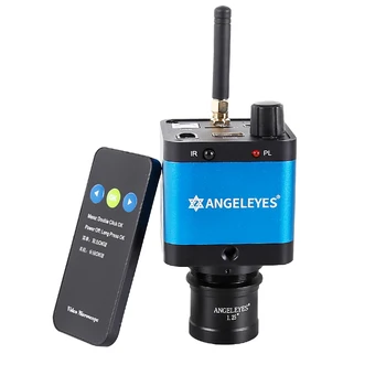 Angeleyes 1600w Wifi USB Vaizdo Kamera Astronomijos Teleskopo Vaizdo Fiksavimo Pramonės Elektroninių Okuliaro su Adapteriu
