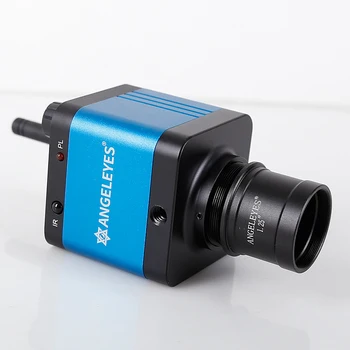 Angeleyes 1600w Wifi USB Vaizdo Kamera Astronomijos Teleskopo Vaizdo Fiksavimo Pramonės Elektroninių Okuliaro su Adapteriu