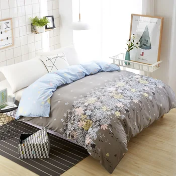 Namų tekstilės gėlių antklode padengti nauja atvyko lovos, antklodės, dangtis 150*200cm vieną papildomą šalikas apima viešbutis pilka gėlių lovos skalbiniai