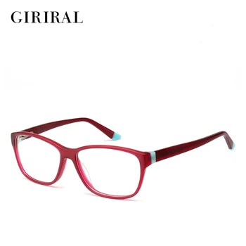 Acetato moterų akiniai, rėmeliai kompiuterio markės dizaineris aišku, optinis trumparegystė akiniai #BC3515