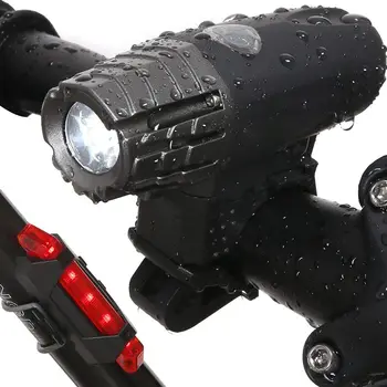 Dviračio Žibintas Galinis Dviračio priekinis žibintas - Night Rider USB Įkraunamas LED Priekiniai Mirksi Dviračio Žibintuvėlis