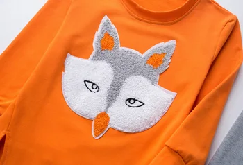 Karšto Stilius Vaikų Drabužius Pavasario Ilgas Rankovėmis Animacinių filmų Gyvūnų Sweatersuit 4T-9T Vaikams, Sporto Kostiumas, Dviejų dalių Outwear Vaikams Nešioti