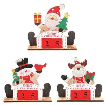 Kalėdų Kalendorius Kalėdų Dekoracijos Kalėdų Senelio Lėlės Elf Mediniai Advento Atgalinės Atskaitos Noel Kalėdos 2021 Naujųjų Metų Dovanos Navidad