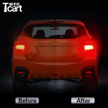 Tcart 7443 W21 Už Subaru XV crosstrek 2013 m. m. m. 2016 m. 2017 reikmenys, Automobilių LED Stabdžių Žibintai