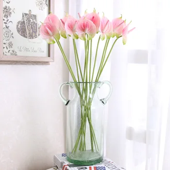 12 Vnt./daug Dirbtinių Gėlių Netikras Realus Touch Anthurium Puokštė Aukštos Kokybės Gėlės Calla Vestuvių Susitarimą Namų Puošybai