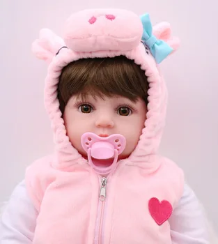 Atgimsta Žaislas viso kūno silikono vandens įrodymas vonios žaislas populiarus bebe atgimsta bamblys kūdikių lėlės mergina tikroviška, minkšta liesti 48cm