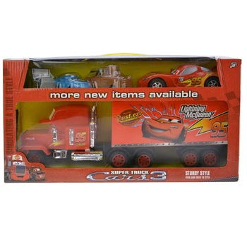 Nauja Cars Disney Pixar Cars 3 Žaibas McQueen Mack Dėdė Sunkvežimių Plastiko žaislas automobilio modelį vaikams Kalėdų dovanos