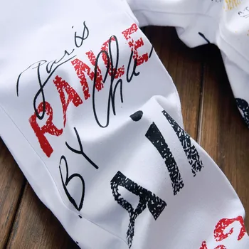 Paryžiaus Stiliaus Vyrų Slim Džinsai Spausdinti Laiškas Spalvinga Gėlių Dažų Asmens Kelnes Hombre High Street, Hip Hop, Punk Nuostabi Drabužiai