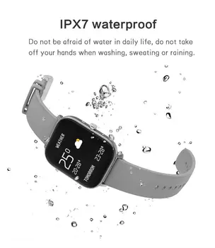 P8 Smart Watch Vyrai Moterys IP67 atsparus Vandeniui Fitness Tracker Sporto Širdies ritmo Monitorius Smartwatch už Amazfit Gts Smartwhatch Relogio