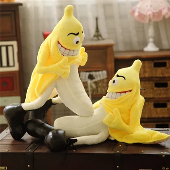 1PCS Blogis Blogas Bananų Vyras Įdaryti Pliušinis Žaislas Juokingas Velnias Stiliaus Naujovė Žaislų, Vestuvių Dovana, Žaislai Valentino Dieną