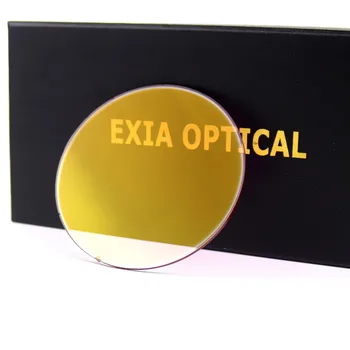 Gradientas Rožinės spalvos Lęšiai su K Aukso Veidrodžio Dangos Anti-Reflective Žalia EXIA OPTINIS A21 Serija