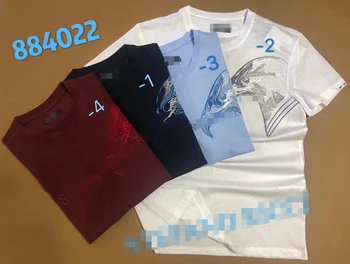 Marškinėliai vyrams Milijardierius marškinėlius vyrų 2021 Apvalios kaklo Mercerized medvilniniai siuvinėjimo, spausdinimo trumpomis rankovėmis t-shirt vyrai dydis M~4XL