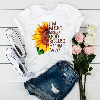 Moterų Drabužiai Mielas Augalų, Gėlių, Drabužių, Gėlių, Merginų, Moterų Topai Drabužius T-Shirt Grafikos Moterų Tumblr Marškinėliai T-shirts