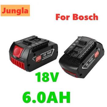 18V 6000mah Li-ion Baterija Bosch 18V Baterija Atsargine, 6.0 A Nešiojamų Pakeisti Bosch BAT609 lemputė
