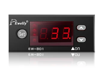 EW-801AH Skaitmeninis Saulės energiją naudojančio vandens šildytuvo temperatūros reguliatorius blokatorius saulės termostatas 220V su jutiklis
