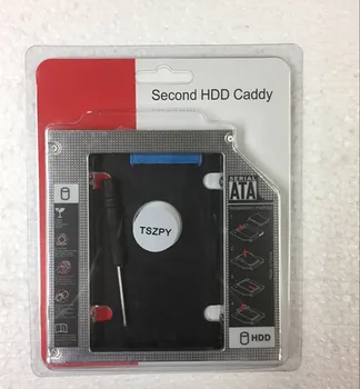 12.7 MM 2nd HDD SSD Kietąjį Vairuotojas Atveju Caddy, skirtas Toshiba Satellite L630 L635 L650 L655 L670 L670D L675 L675D L655 L675-11j GT30N