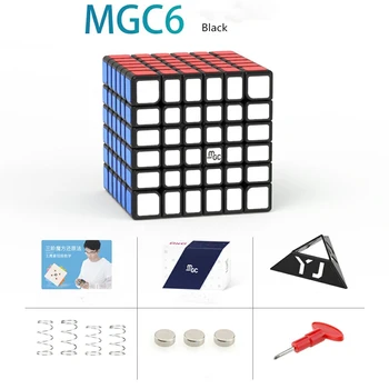 YJ MGC 6x6 magnetinio magic cube MGC 6x6x6 Magnetai Profissional magijos kubo galvosūkį Greitis kubo žaidimas Švietimo Žaislai