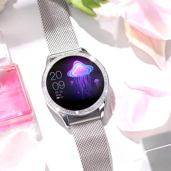 Mados ponios laikrodis Smart Watch Moterų 24h Širdies ritmo Monitorius Vandeniui smartwatch Stilingi laikrodžiai Dovanos mergaitėms