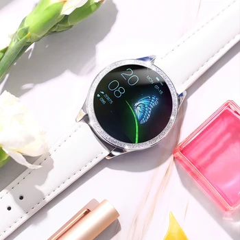 Mados ponios laikrodis Smart Watch Moterų 24h Širdies ritmo Monitorius Vandeniui smartwatch Stilingi laikrodžiai Dovanos mergaitėms