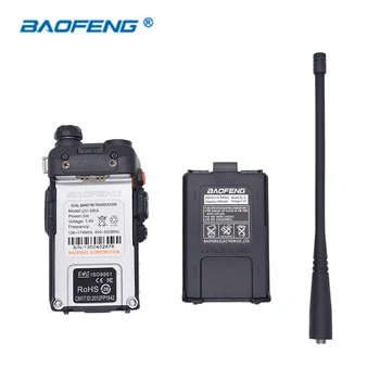 Baofeng UV-5RA Walkie Talkies Skaitytuvas Radijo VHF 136-174 UHF 400-520 Dual Band CB Kumpis Radijo siųstuvas-imtuvas