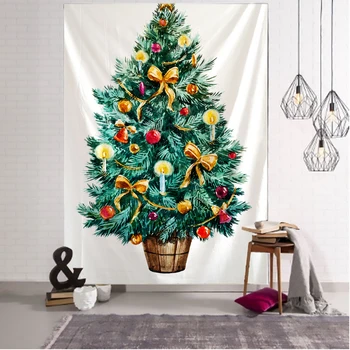 Naujųjų Metų Kalėdų Medis, Gobelenas Ornamentu Sienos Kabo Gobelenas Kilimų Kalėdos Namuose Deocr Jogos Trinkelėmis Lovatiesė Paplūdimio Kilimėlis Dovanų