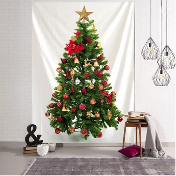 Naujųjų Metų Kalėdų Medis, Gobelenas Ornamentu Sienos Kabo Gobelenas Kilimų Kalėdos Namuose Deocr Jogos Trinkelėmis Lovatiesė Paplūdimio Kilimėlis Dovanų