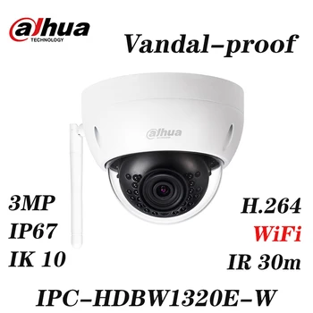 Dahua IPC-HDBW1320E-W IP Dome 3MP Kamera IP67 IK10 IR30M SD Kortelės Lizdas 128G Tinklo Palaikymo WiFi versija anglų kalba IPC-HDBW1320E-W