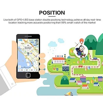 Q50 Vaikų Smart Žiūrėti GPS Padėties nustatymo SOS Pagalbos Padėti Nuotolinio Stebėjimo Protingas Vaikų Žiūrėti
