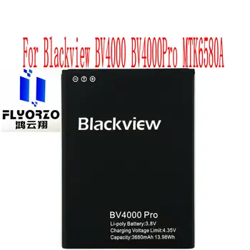 Brand new Aukštos Kokybės 3680mAh BV4000 Baterija Blackview BV4000 BV4000Pro MTK6580A Mobilusis Telefonas