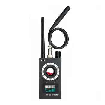 K18 1MHz-6.5 GHz Multi-funkcija Anti-spy Detektoriumi, vaizdo Kameros GSM Garso Klaidą Finder GPS Signalo objektyvas RF Tracker Aptikti Belaidę Prod