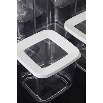 Vip John 9 Gabalas Talpykla Nustatyti sauso maisto saugojimo konteineris plastikinę dėžutę, javų balionėlis makaronų užkandis maisto saugojimo talpyklos