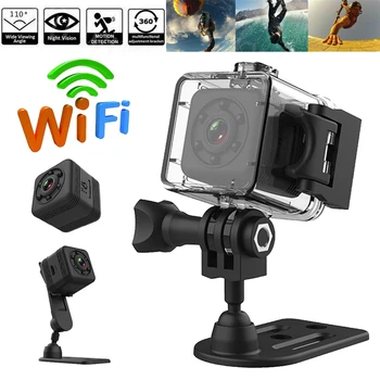 SQ29 HD Mini Wi-fi IP Kamera Sportas Veiksmo Kameros Vandeniui DV vaizdo Kamera Naktinio Matymo Judesio Aptikimo Vaizdo Mikro Kamera