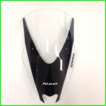 Populiarus Modifikuotų Motociklo aukštojo 20cm plastiko priekinio stiklo priekinio, galinio stiklo vėjo ekranas vėjo deflektoriai už nmax155 nmax 150 2017 2018