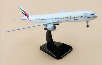 19cm Metalo Plokštumos Modelio Oro Emirates Airlines B777 300ER Lėktuvo Modelis 
