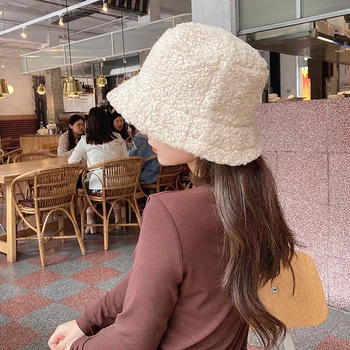 Moterų Skrybėlę Kietas Dirbtinio Kailio Šilta Moteriška Kepurė Dirbtiniais Kailiais Žiemos Kibiro Kepurę Moterims, Lauko apsaugos nuo Saulės Sun Panamos Skrybėlė Lady Bžūp