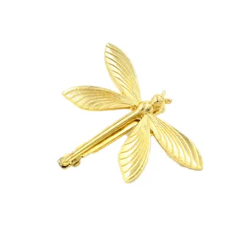 Madinga Aukso Dragonfly Plaukų Segtukai Šukuosena Sparnus Dragonfly Plaukų Įrašą, Grožis, Stilius Įrankiai Plaukų Aksesuarai