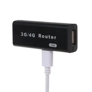 Mini Nešiojamas 3G WiFi Wlan Hotspot AP Client 150Mbps USB Wireless Router naujas