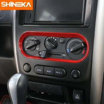 SHINEKA Auto ABS, Oro Kondicionierius Jungiklis Reguliuoti, Padengti Apdailos Rėmelį, Interjero A/C Automobilių Optikos Reikmenys Suzuki Jimny 2007-