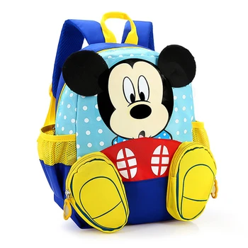 Mados Disney Vaikams Mokyklos Maišą Mielas Animacinių Filmų Mickey Mouse Kuprinės Berniukas Mergaitė Pečių Maišą Žaislų Vaikams Dovanų Kelionių Kuprinė