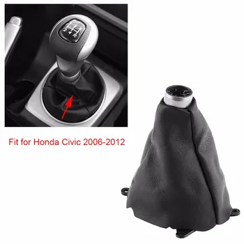 Plastiko Gumos Automobilių Rankinė Pavarų Gaiter Shift Shifter Įkrovos Pakeitimas Honda Civic 2006 m. 2007 m. 2008 m. 2009 m. 2010 m. 2011 m. 2012