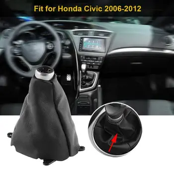 Plastiko Gumos Automobilių Rankinė Pavarų Gaiter Shift Shifter Įkrovos Pakeitimas Honda Civic 2006 m. 2007 m. 2008 m. 2009 m. 2010 m. 2011 m. 2012