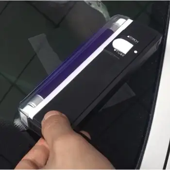 1Pc Automobilio Langą Dervos Išgydyti UV Lempa Automobilių stiklų Remonto Įrankiai, Stiklo Plėvelė Kietinimo Lempos Ultravioletinių spindulių Detektorius