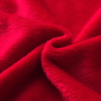 Raudona Flanelė Antklodė Minkšta Mesti Antklodė Ant Sofos Lovos Plokštuma Kelionės Plaids Suaugusiųjų Namų Tekstilės Vientisos Spalvos Antklodė Kelionės Blanket42