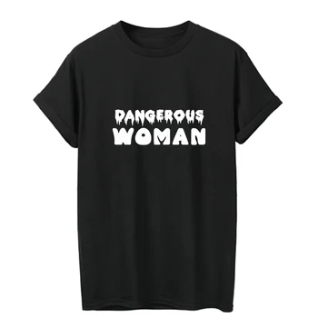 ONSEME Pavojingų moteris Raidžių spausdinti Juokinga tshirts medvilnės moterų Priežastinis Vasaros Moterų marškinėliai kieto spalvų trumpus marškinėlius viršuje Q-236