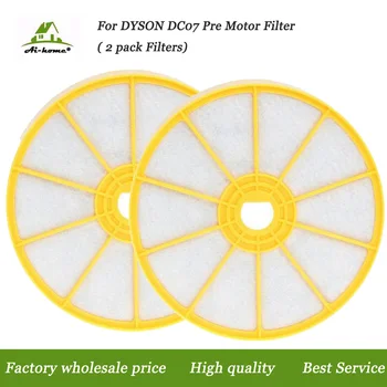 2 X Pre Variklio Filtras endoprotezų Dyson DC07 Pre-Motor Filtro Dalis # 904979-02 hepa filtras dulkių valymo filtras dalys